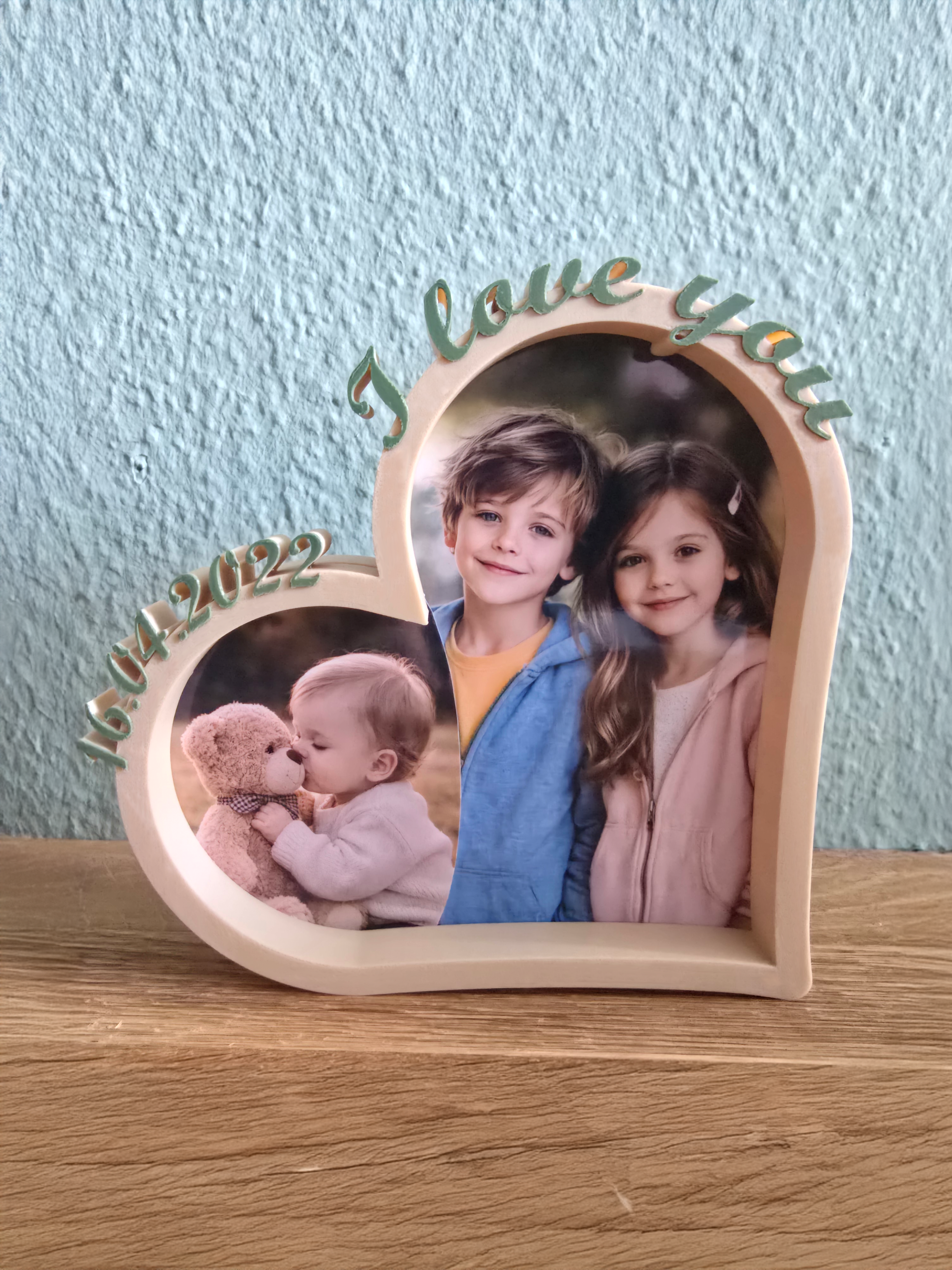 Herzbilderrahmen – personalisiert