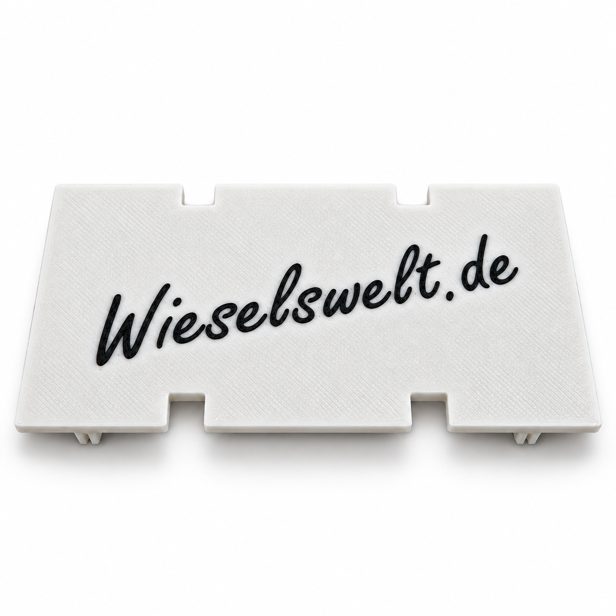 Seitenwand mit Schriftzug